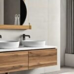 table top basin cabinet designs