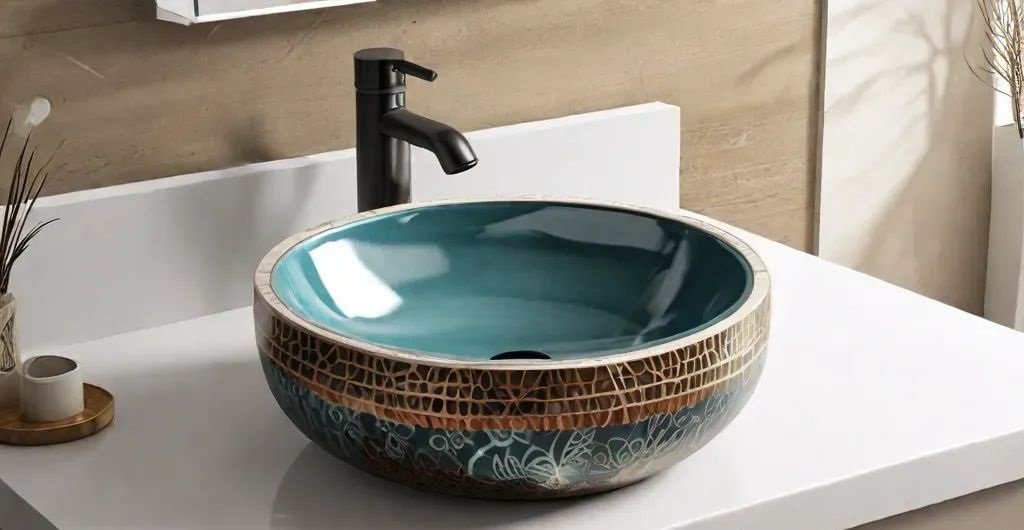 designer table top wash basin