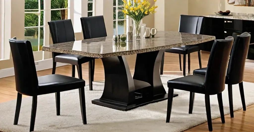 granite top dining table designs