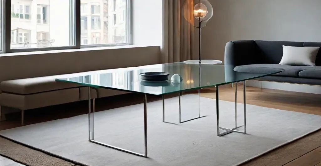 table top glass design